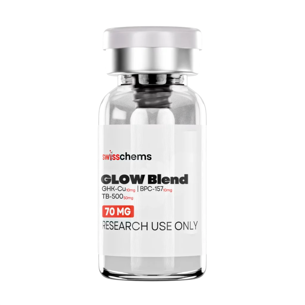 GLOW Blend (GHK-Cu 10mg, BPC-157 10mg, TB-500 50mg) 70mg