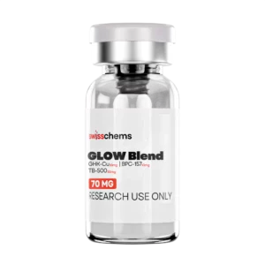 GLOW Blend (GHK-Cu 10mg, BPC-157 10mg, TB-500 50mg) 70mg